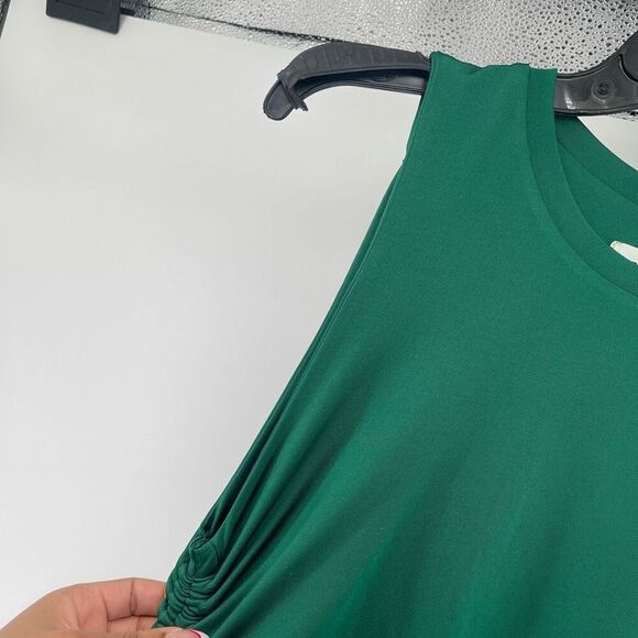 Superdown Women’s Cory Green Ruched Side Pullover Sleeveless Dress Large - Picture 4 of 14